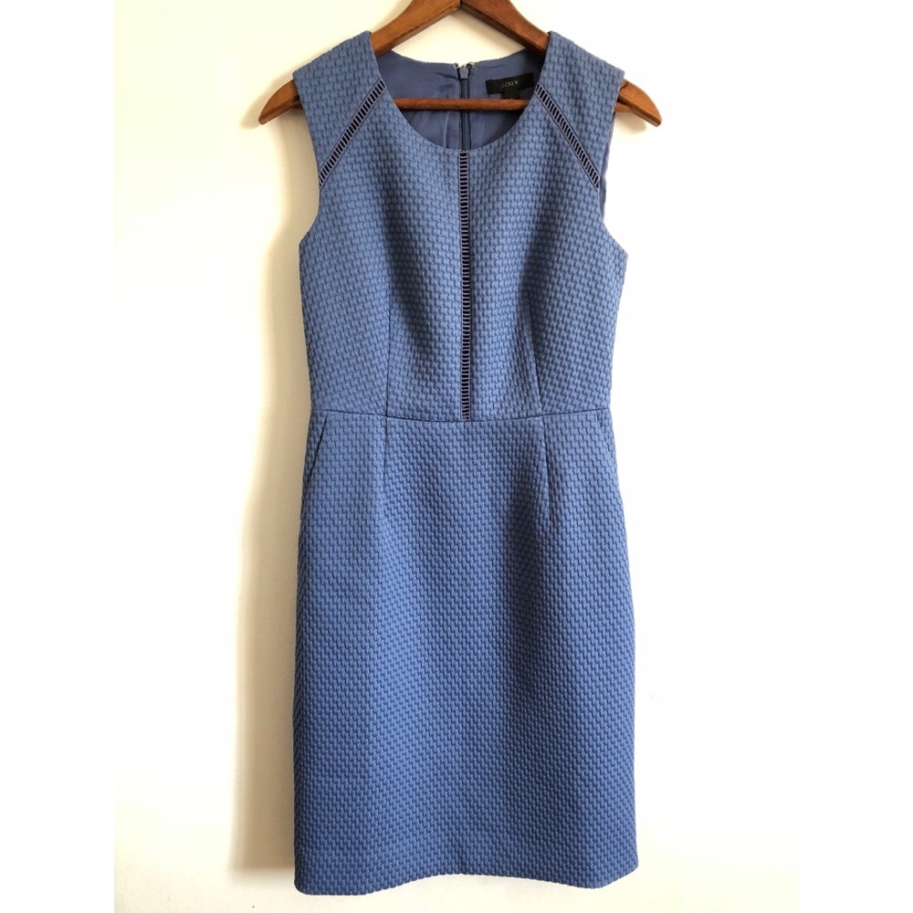 J. Crew Portfolio Dress in Lilac Blue Color